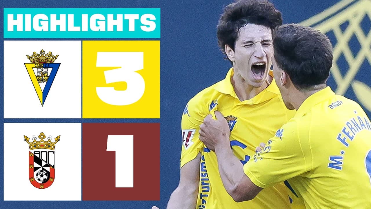 CÁDIZ CF 3 - 1 AD CEUTA FC | RESUMEN LALIGA HYPERMOTION thumbnail