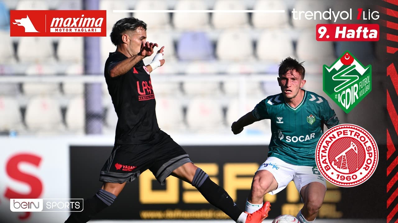 Iğdır FK - Batman Petrolspor | 9. Hafta Maç ÖZETİ | Trendyol 1. Lig - 2026/27 thumbnail