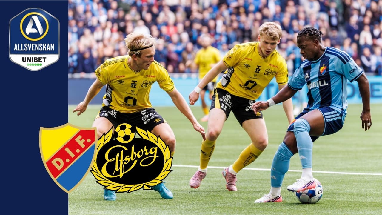Djurgårdens IF - IF Elfsborg (1-2) | Höjdpunkter thumbnail