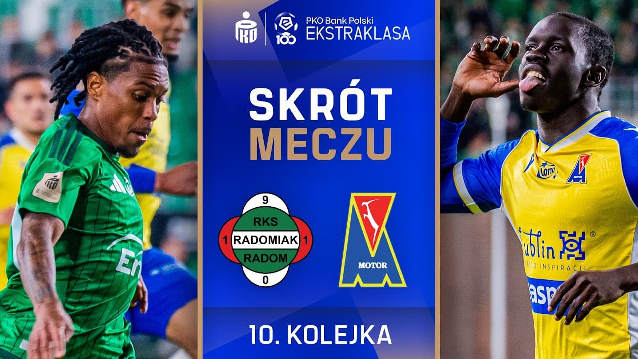 Radomiak - Motor | SKRÓT | Czubak psuje debiut! Gol w ostatniej minucie! | Ekstraklasa 2026/27 thumbnail