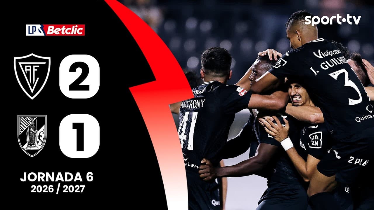 Resumo: Académico 2-1 Vitória SC - Liga Portugal Betclic | sport tv thumbnail