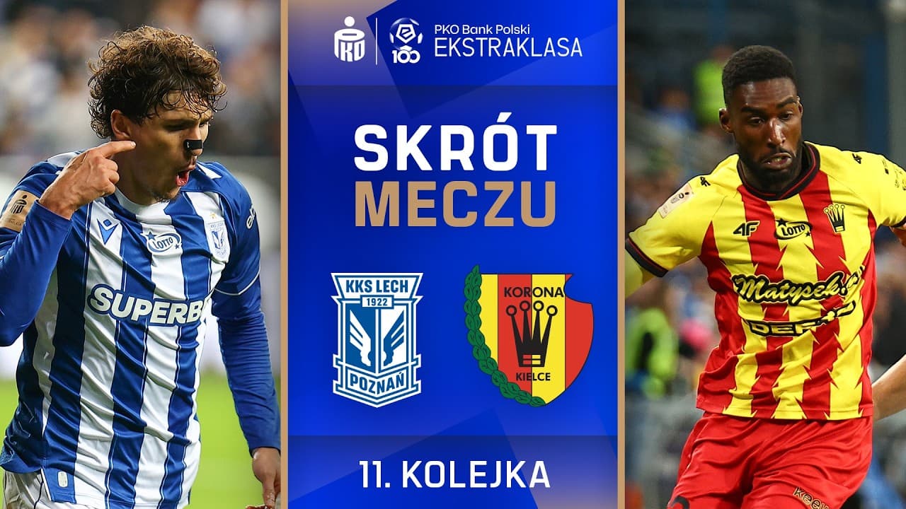 Lech Poznań - Korona Kielce | SKRÓT | Ekstraklasa 2026/27 thumbnail