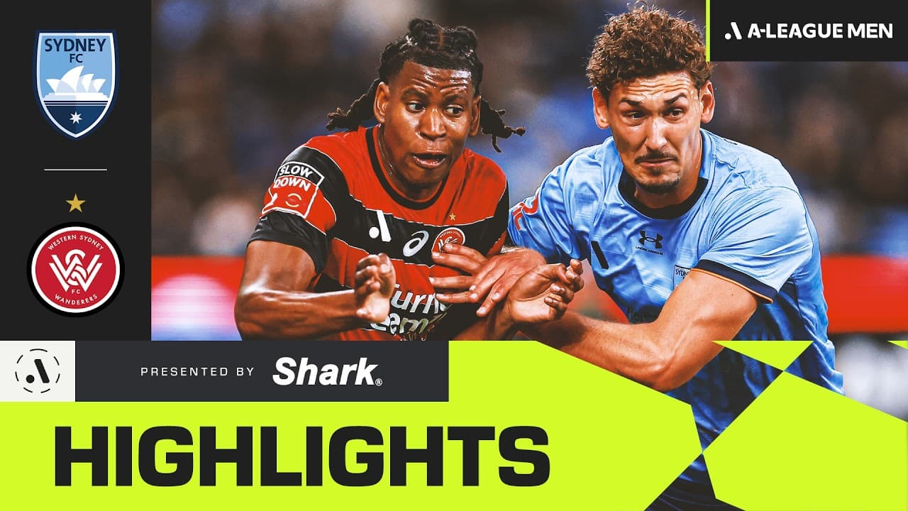 Sydney FC v Western Sydney Wanderers | Shark Highlights | A-League Men 2026-27 | Matchweek 1 thumbnail