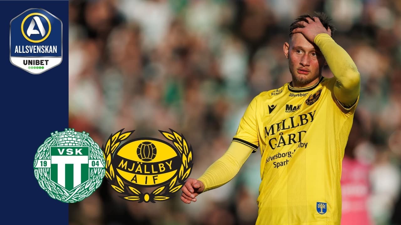 Västerås SK - Mjällby AIF (1-0) | Höjdpunkter thumbnail
