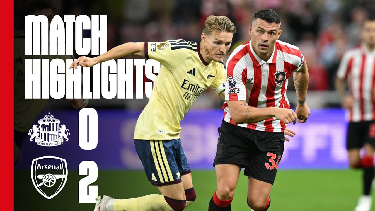 Defeat at the SOL | Sunderland AFC 0 - 2 Arsenal | Premier League Highlights thumbnail