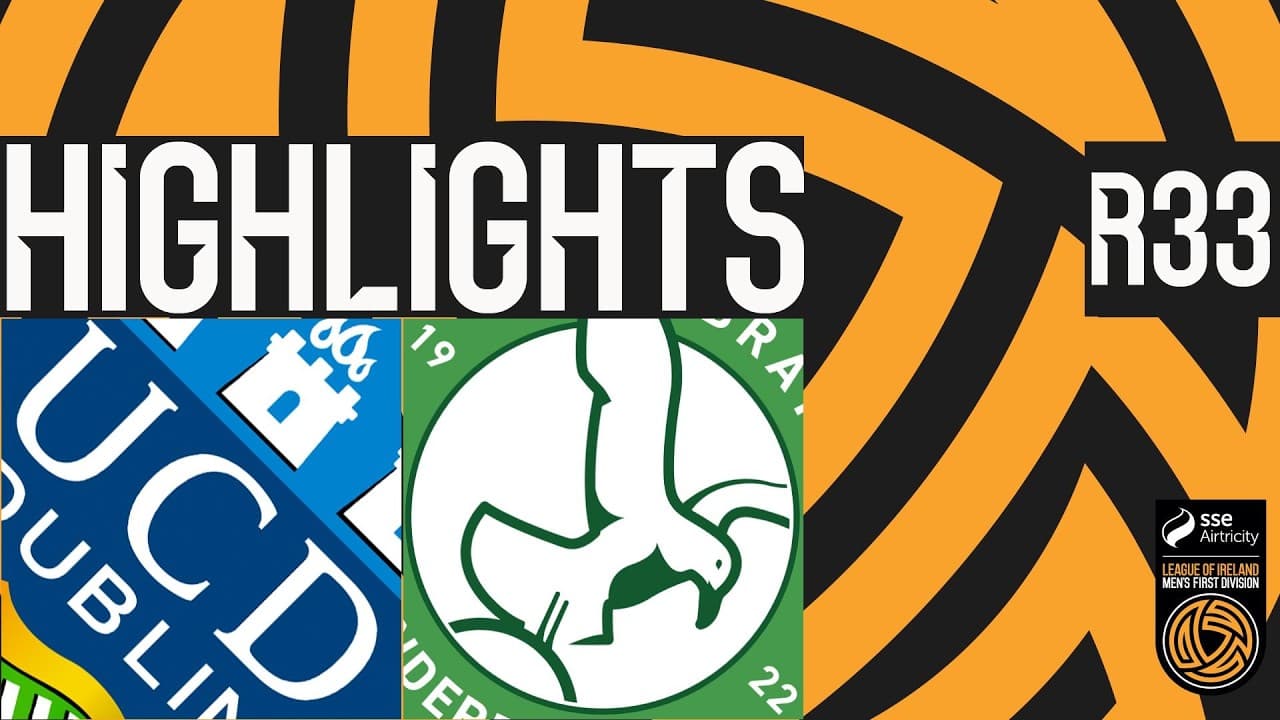 UCD 1-3 Bray Wanderers | SSE Airtricity Men's First Division Highlights thumbnail