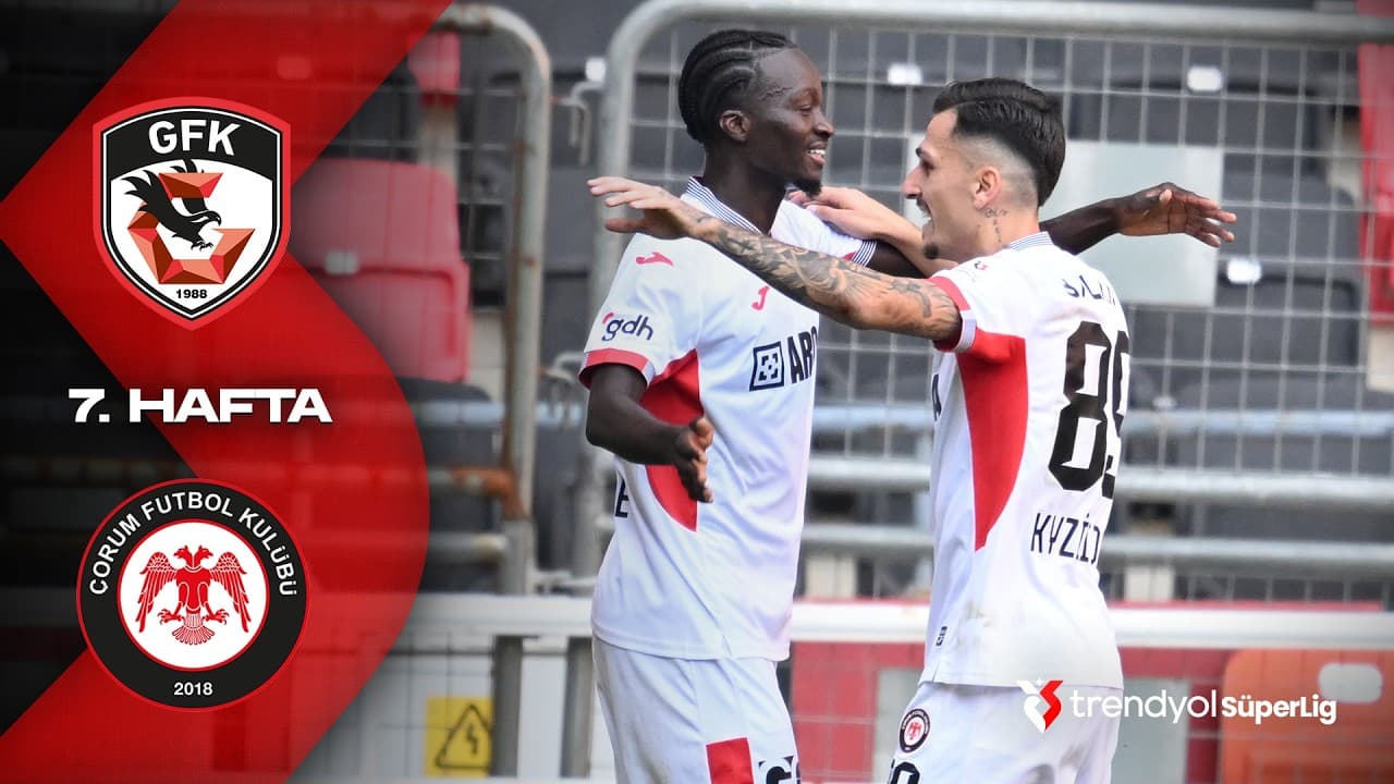 Gaziantep FK - Çorum FK - Highlights/Özet | Trendyol Süper Lig - 2026/27 thumbnail