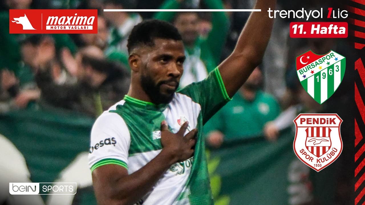 Bursaspor - Pendikspor | 11. Hafta Maç ÖZETİ | Trendyol 1. Lig - 2026/27 thumbnail