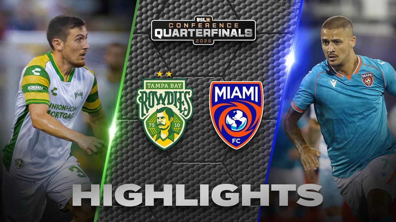 10.30.2026 | Tampa Bay Rowdies vs. Miami FC - USL Championship Game Highlights thumbnail