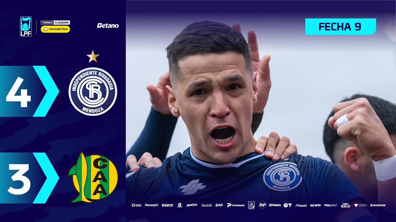 IND. RIVADAVIA MZA. 4 - 3 ALDOSIVI | Resumen del partido | #TorneoMercadoLibre Clausura 2026 🏆 thumbnail