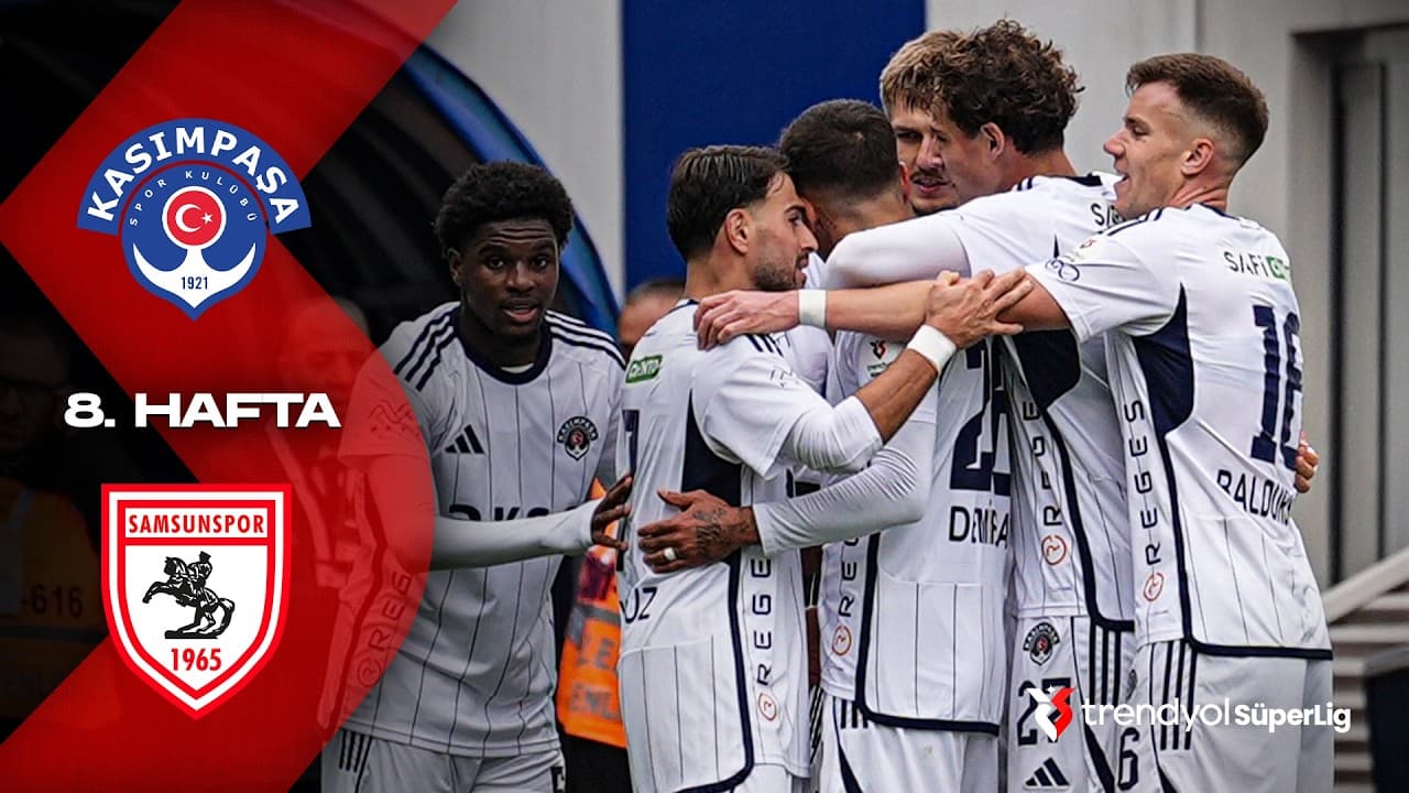 Kasımpaşa - Samsunspor - Highlights/Özet | Trendyol Süper Lig - 2026/27 thumbnail