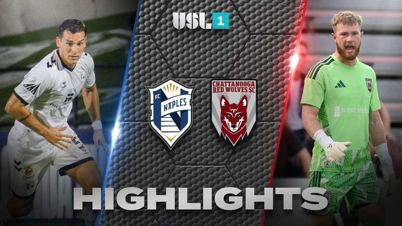 9.26.2026 | FC Naples vs. Chattanooga Red Wolves SC - USL League One Game Highlights thumbnail
