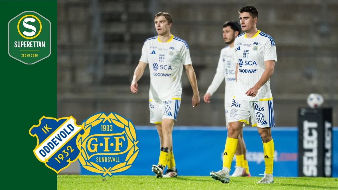 IK Oddevold - GIF Sundsvall (7-0) | Höjdpunkter thumbnail