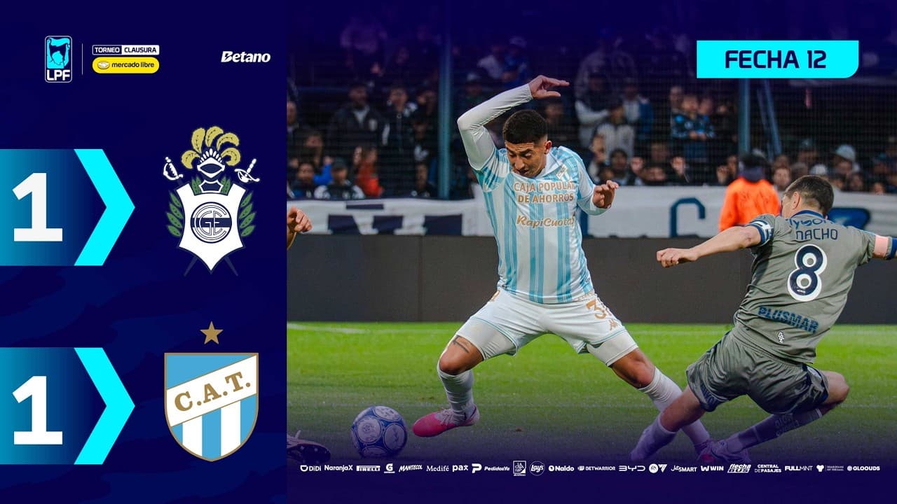 GIMNASIA 1 - 1 ATLÉTICO TUCUMÁN | Resumen del partido | #TorneoMercadoLibre Clausura 2026 🏆 thumbnail