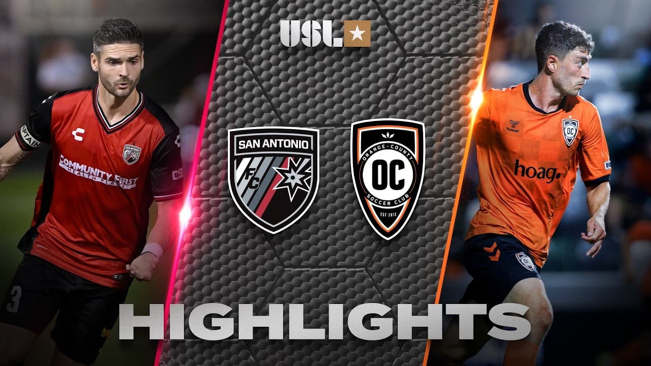 10.24.2026 | San Antonio FC vs. Orange County SC - USL Championship Game Highlights thumbnail