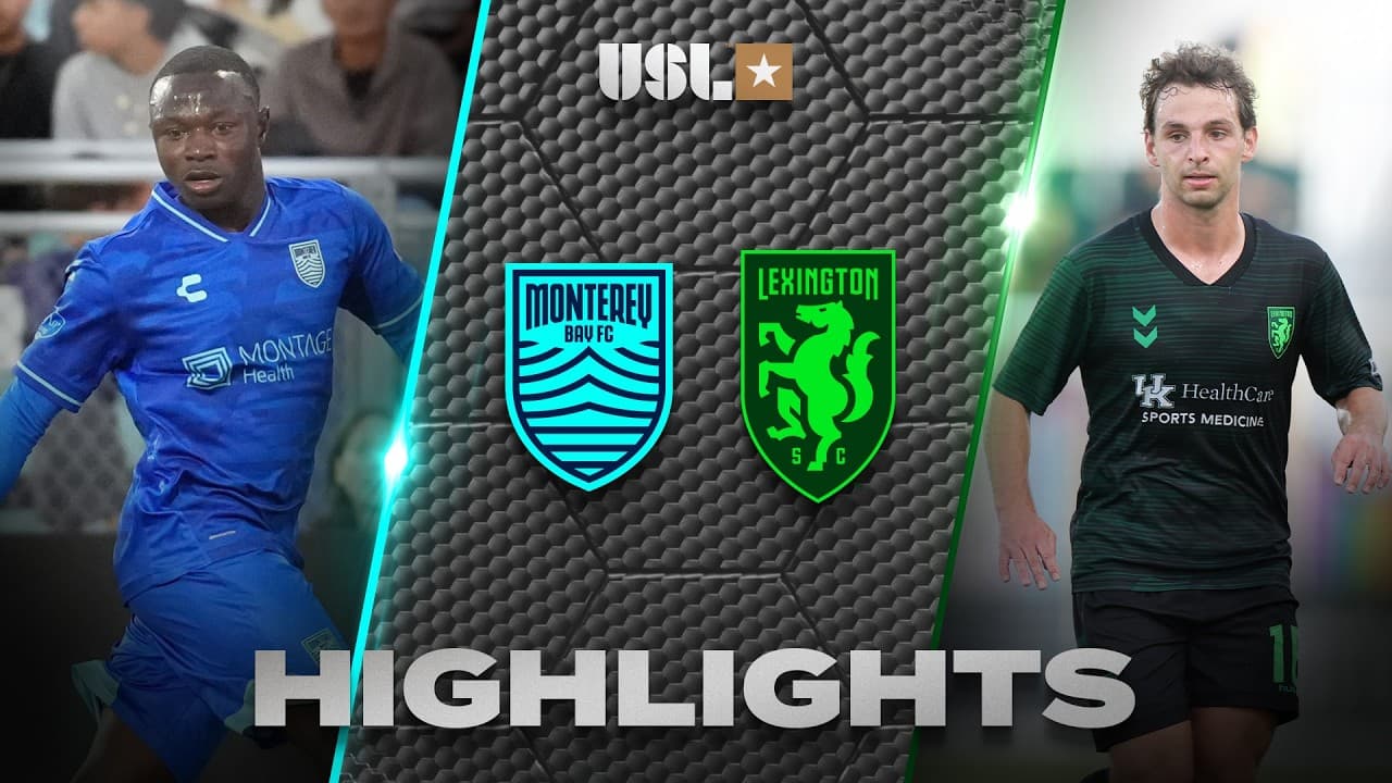 9.26.2026 | Monterey Bay FC vs. Lexington SC - USL Championship Game Highlights thumbnail