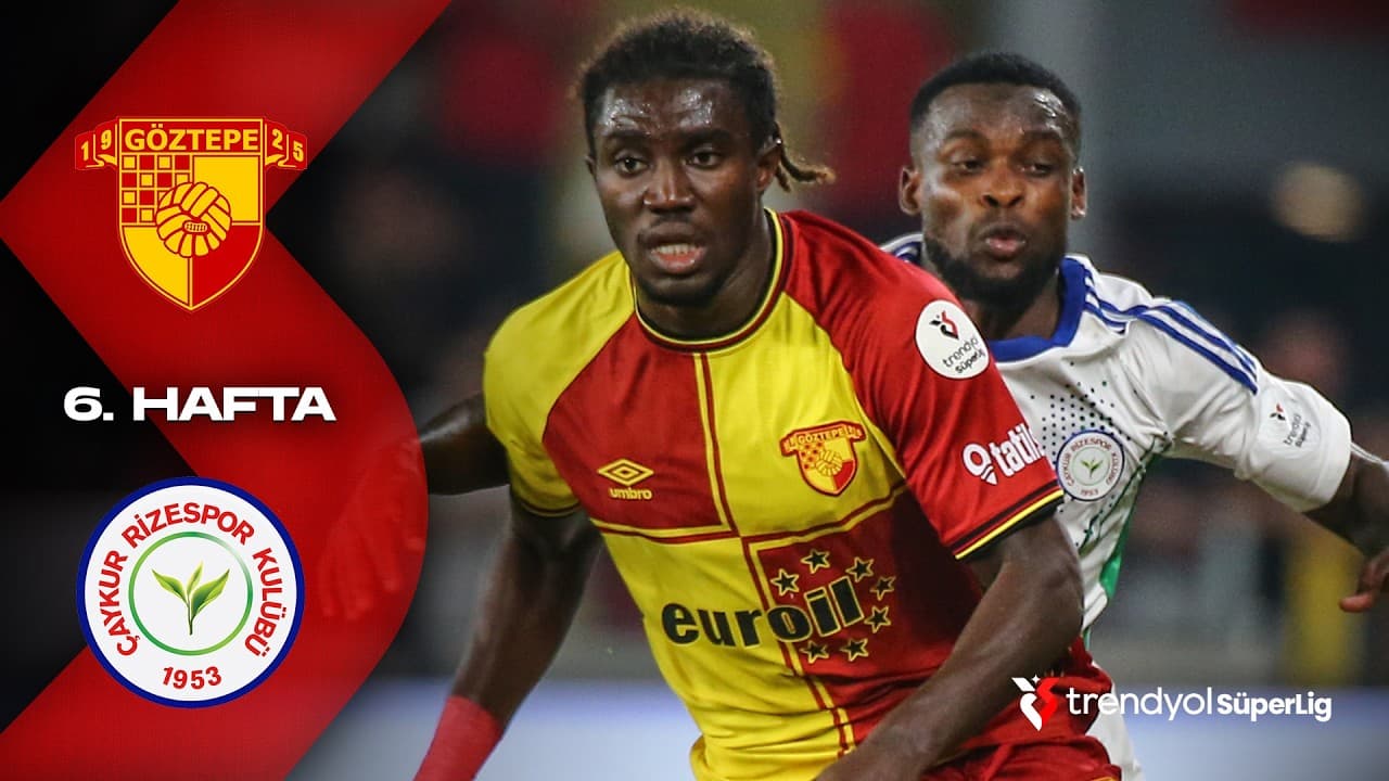 Göztepe - Çaykur Rizespor - Highlights/Özet | Trendyol Süper Lig - 2026/27 thumbnail