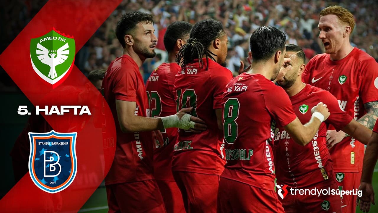 Amed SF - Başakşehir - Highlights/Özet | Trendyol Süper Lig - 2026/27 thumbnail