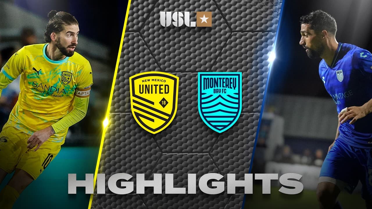 10.10.2026 | New Mexico United vs. Monterey Bay FC - USL Championship Game Highlights thumbnail