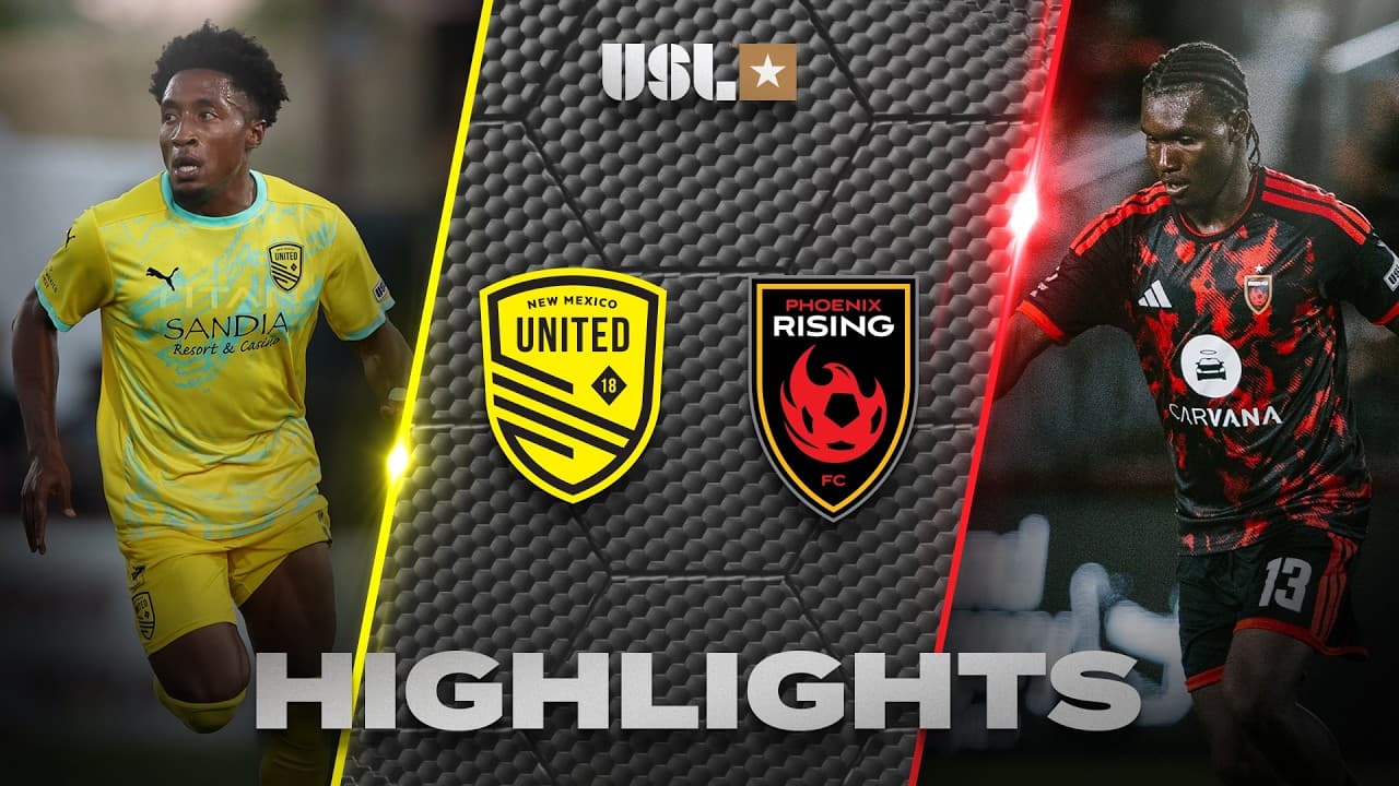 10.04.2026 | New Mexico United vs. Phoenix Rising FC - USL Championship Game Highlights thumbnail