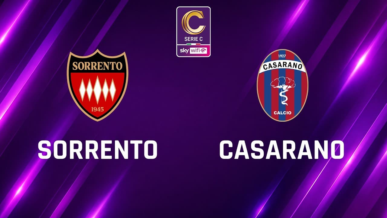 Sorrento - Casarano 2-0 | Gli Highlights | 8ª giornata di Serie C Sky Wifi 2026/2027 thumbnail