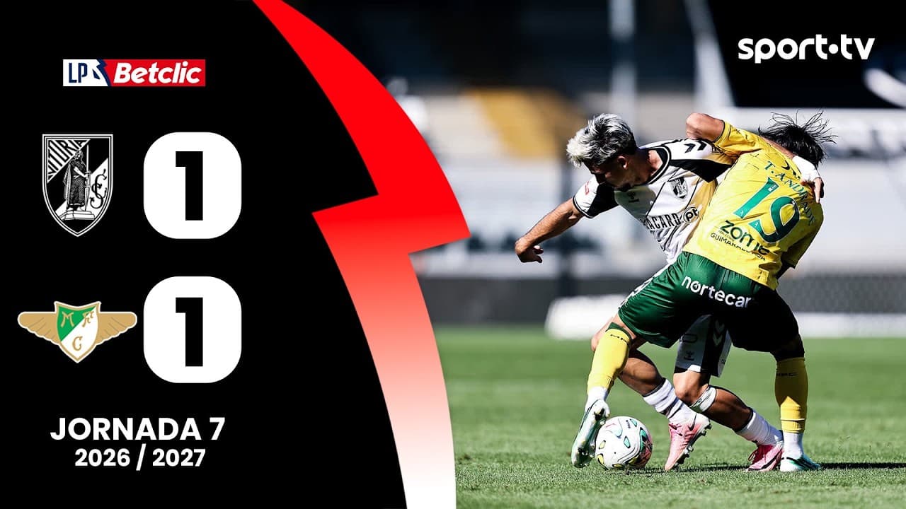 Resumo: Vitória SC 1-1 Moreirense - Liga Portugal Betclic | sport tv thumbnail