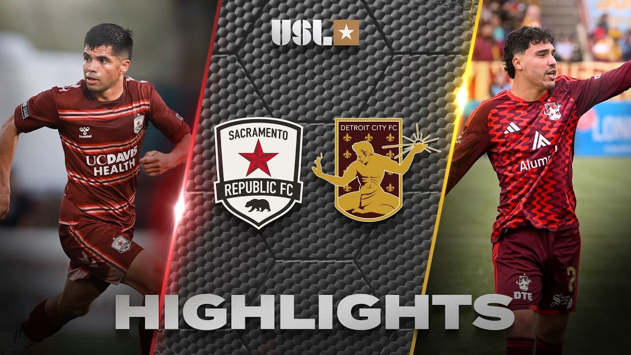 9.12.2026 | Sacramento Republic FC vs. Detroit City FC - Game Highlights thumbnail