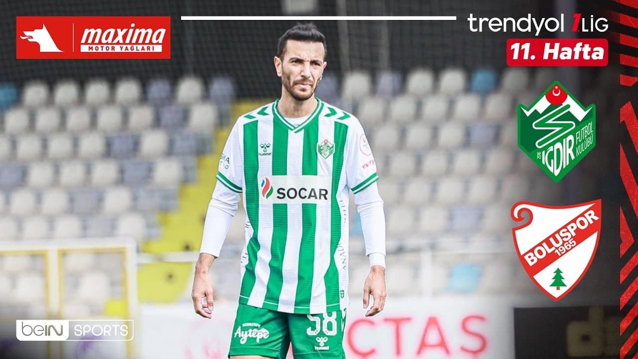 Iğdır FK - Boluspor | 11. Hafta Maç ÖZETİ | Trendyol 1. Lig - 2026/27 thumbnail