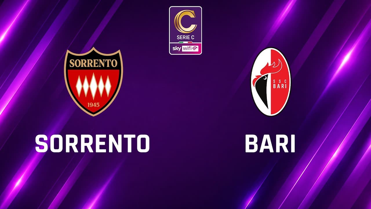 Sorrento - Bari 1-2 | Gli Highlights | 6ª giornata di Serie C Sky Wifi 2026/2027 thumbnail