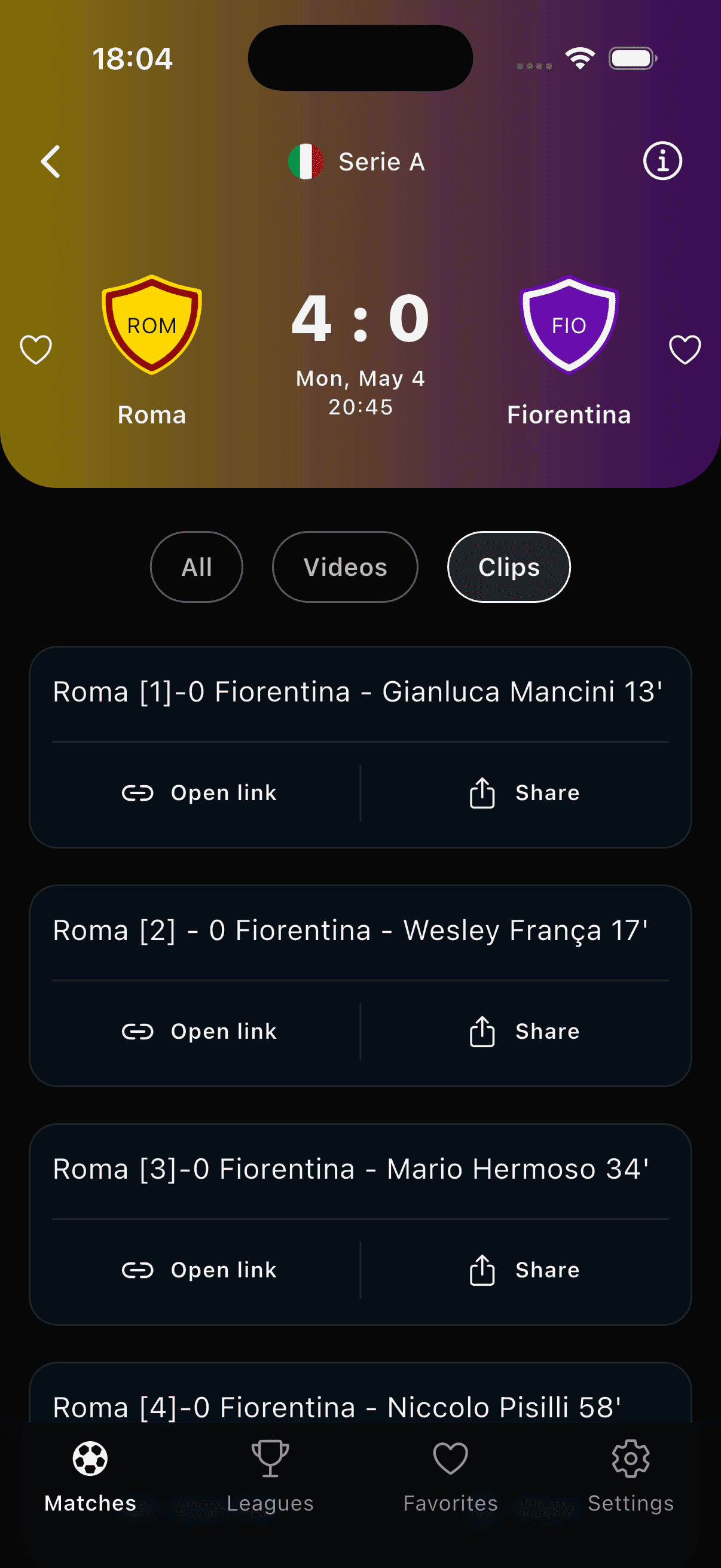 TopBin goal clips screen
